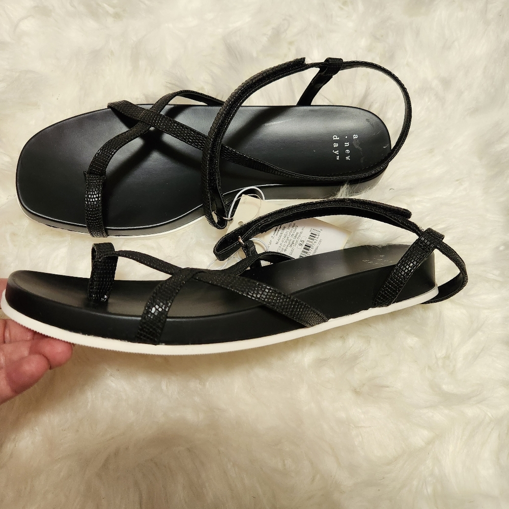 A New Day/ Black Eden Sandals